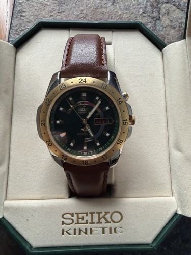 Seiko kinetic men dial - seiko, men's