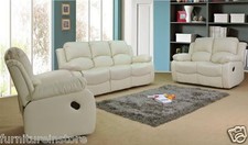 Leather recliner sofa - recliner, 3+2+1
