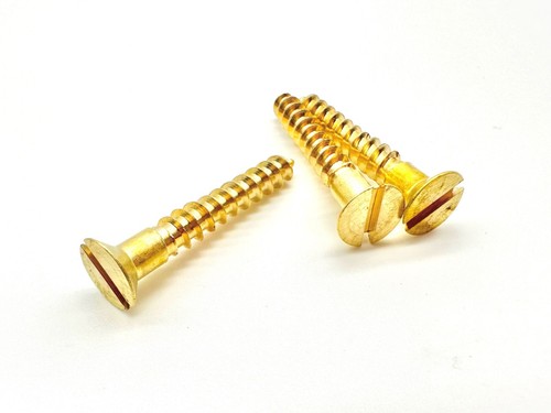 Solid brass slotted - solid,