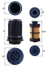 MAHLE UX 3KIT Urea Filter for