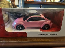 Volkswagen Beetle Rc Car Rastar Pink Remote Control Bug 1/14 Scale Kids Gift 