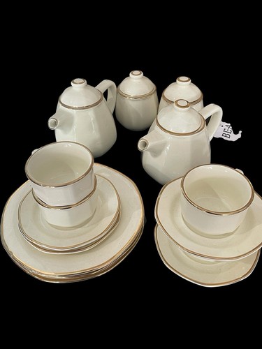 Vintage tea set cream and - vintage,
