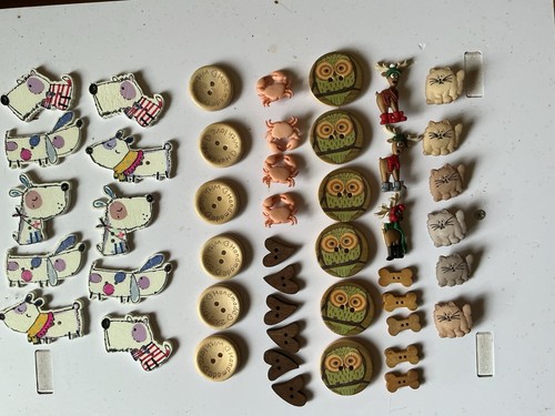 Novelty buttons bundle - buttons,