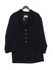 Basler Women's Blazer UK 18 Blue 100% Polyester Overcoat