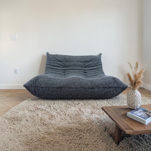 Sofa settee black white - sofa, &