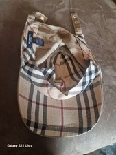 VTG Burberry classic cream Cap