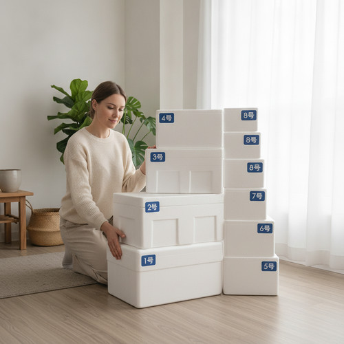 Insulated foam shipping box - insulated,