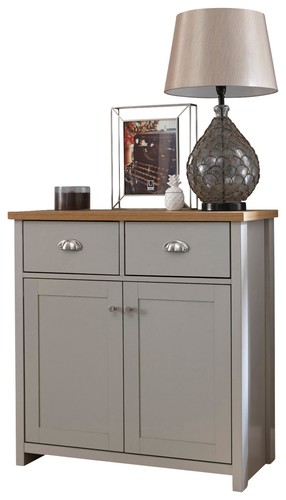 Grey compact sideboard - compact,