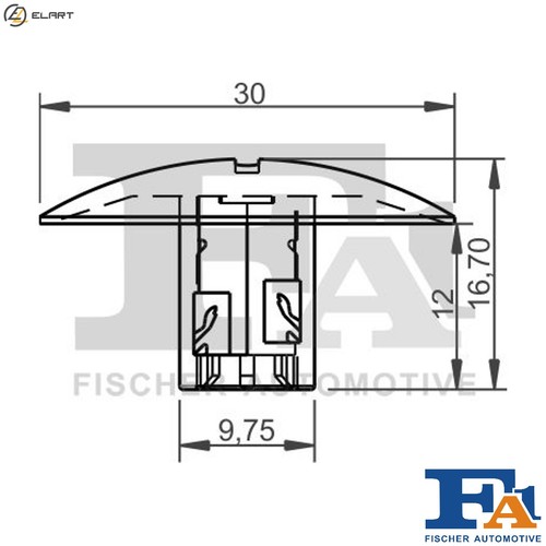 Clip trimprotection strip - trimprotection,