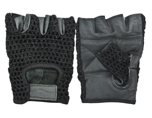 Mesh leather weight lifting - leather,