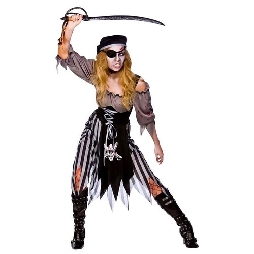 Ladies zombie cutthroat pirate - cutthroat,