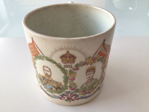 King george coronation mug - v,