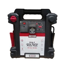Portable Car Jump Starter Battery Pack Booster 6 In 1 Air Compressor USB 600Amp