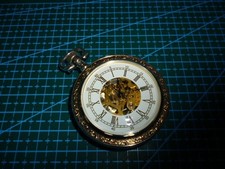 Men pocket watch skeleton - pocket,