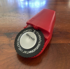 Vintage Red Dymo Space Mini