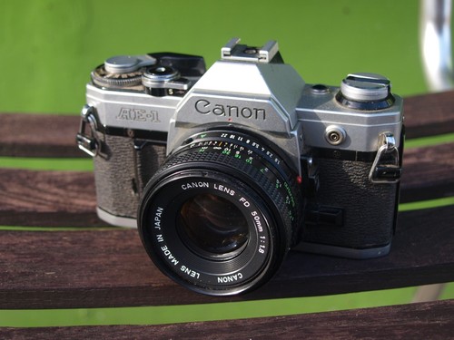 Working canon 35mm slr - working, ae-1
