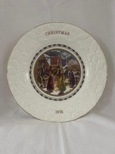 Coalport Bone China England Christmas 1976 Collector Plate ✅ 1014