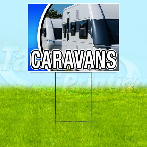 Caravans 18x24 yard - yard, sign
