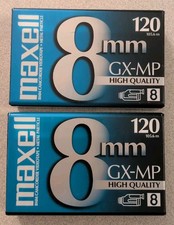 Lot of 2 Maxell 8mm GX-MP High