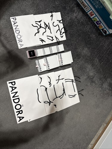 New pandora empty white charm - empty,