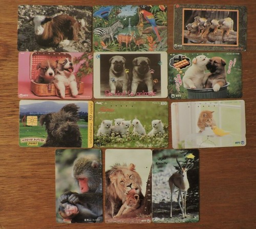Assorted phone cards of - cards,