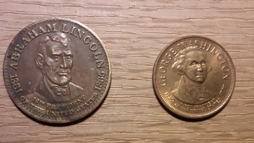Lot coins medallions george - 2, medallions;