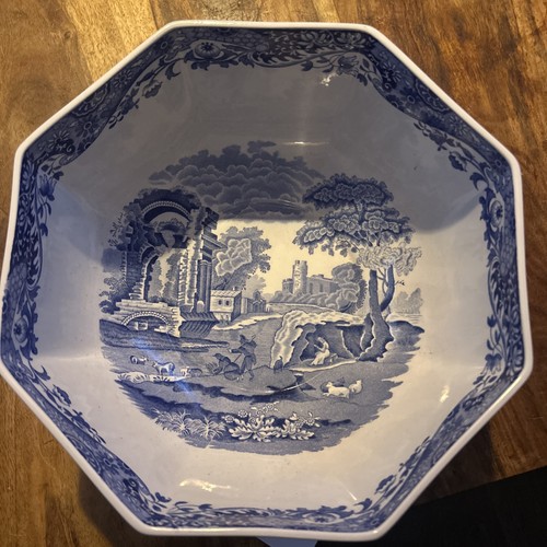 Spode blue italian octagonal - spode,