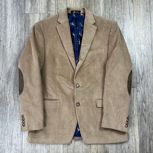 Chaps corduroy blazer tan - corduroy,