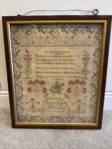 Antique 1834 embroidered - ,