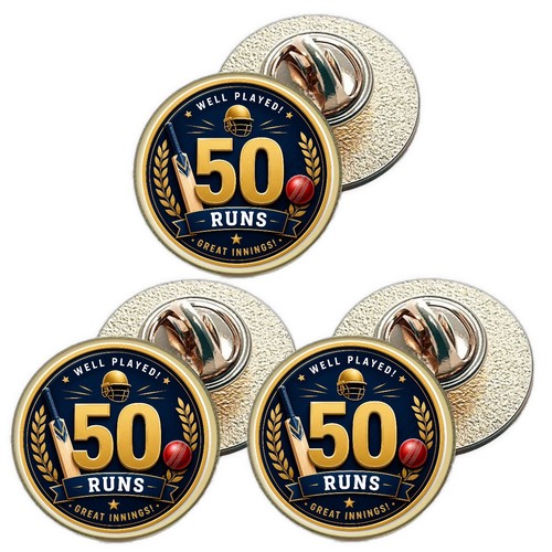 Cricket achievement 50 - 3, x