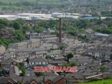 PHOTO  HASLINGDEN ROOFTOPS IN THE CENTRE OF THE PICTURE SURROUNDED BY A NEW HOUS
