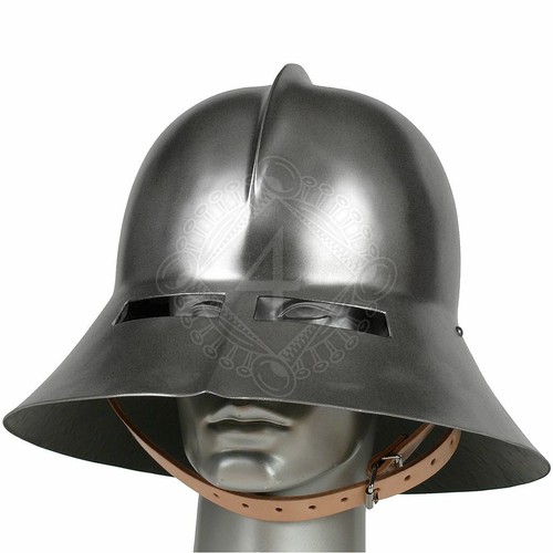 18ga steel medieval kettle hat - medieval,