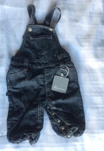Minymo baby denim dungarees - baby,