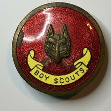 Large Boy scout Cap Badge Enamel 3.7 cm's