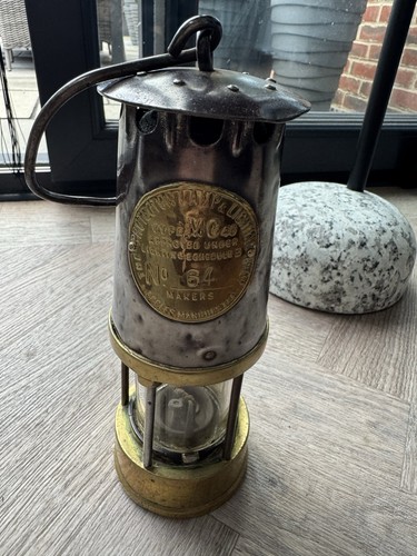 Vintage miners lamp - by, the