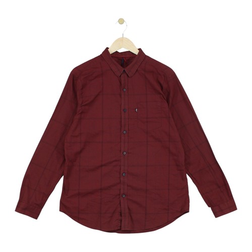 Levis check shirt mens size - levis,