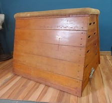 Vintage Gym Equipment 5 Section Wooden Vaulting Box - Horse