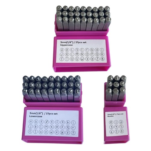 Metal letter punches embossing - metal,