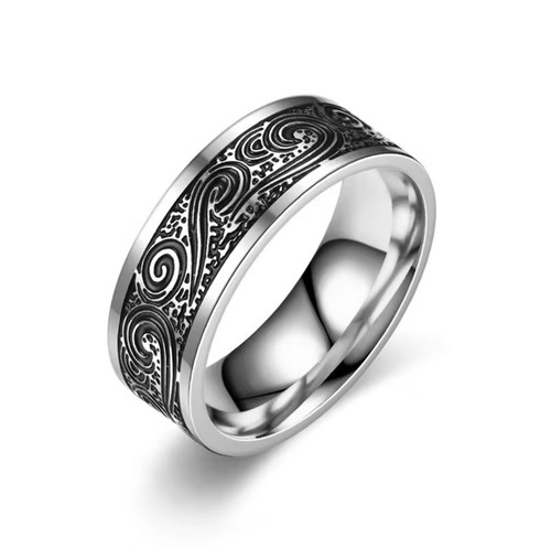 Mens stainless steel celtic - stainless,