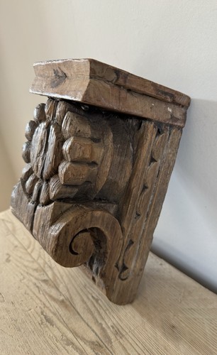 Antique hand carved wooden - hand,