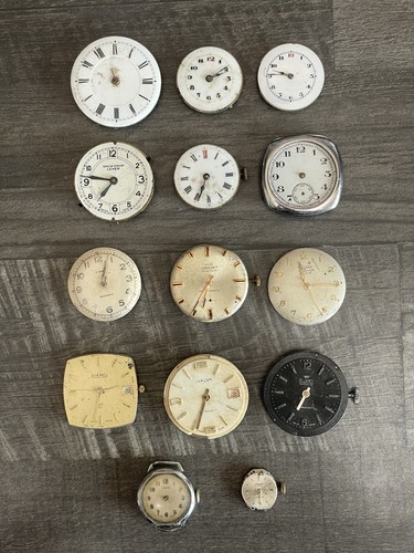 Job lot vintage watch heads - job,