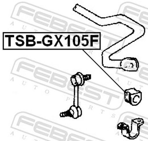 Fits febest tsb - febest, front