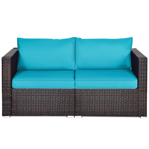 2pcs patio rattan - 2pcs, corner