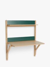 John Lewis and Partners John Lewis H-Frame Wall-Mounted Desk, Oak