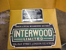 Interwood Mk V1  jig spares, veneer and special wood working machinery