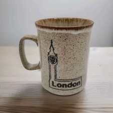 Dunoon Ceramics London Mug Made In Scotland Stoneware Rare Vintage Collectable
