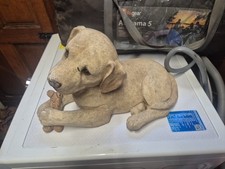 Sandicast Labrador Pup J342 Golden Retriever Sculpture by Sandra Brue, 1989