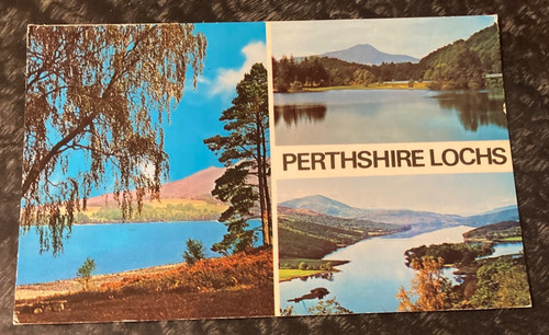 Used postcard perthshire - postcard,