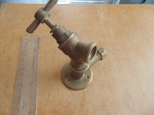 Vintage unused brass inch - unused, 1/2