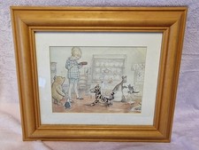 Classic Drawing Original Winnie The Pooh Glass Picture Frame (28cm x 34cm)